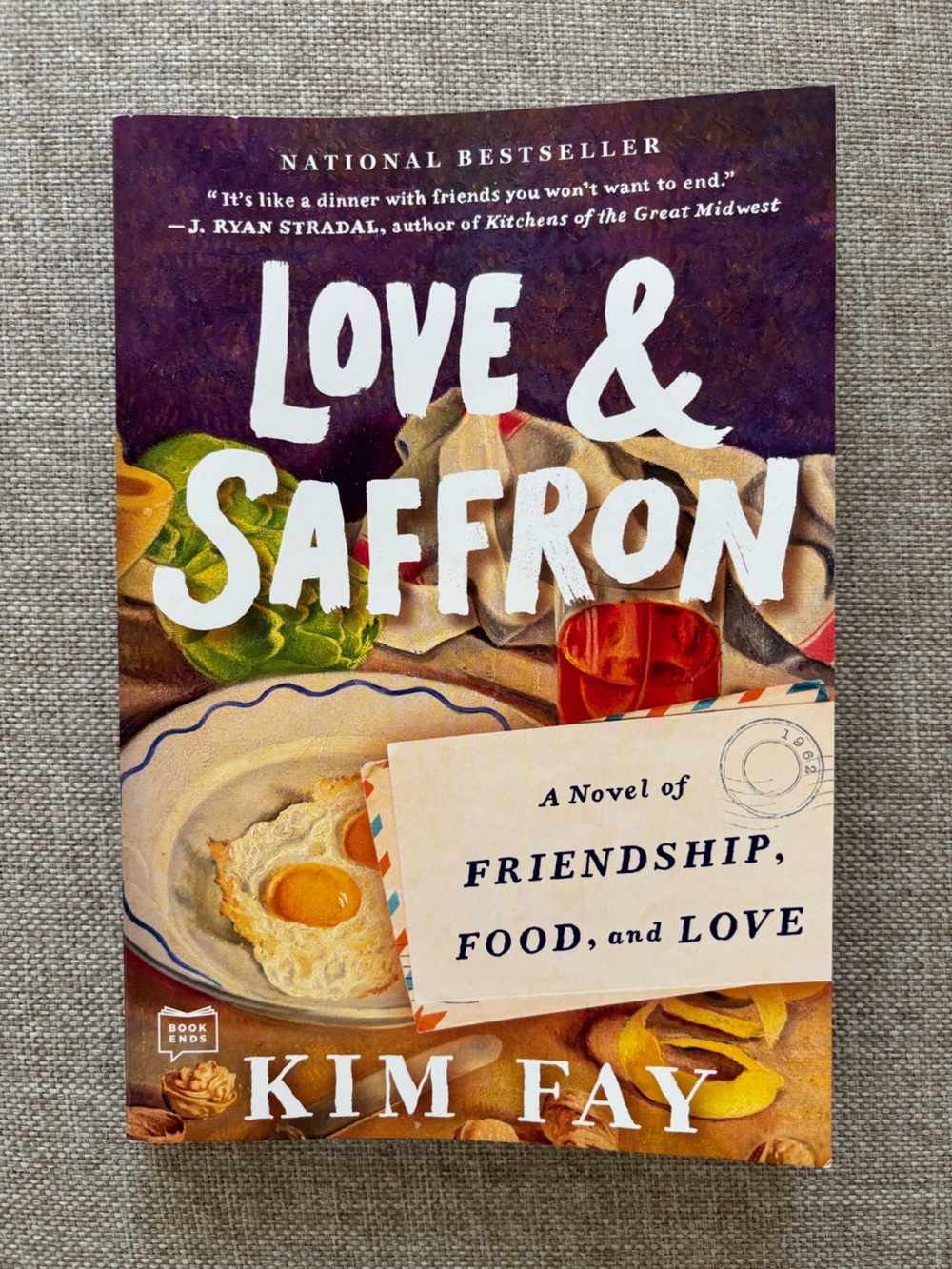 Love & Saffron Paperback Novel - Colorful Cover